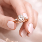 0.60 Karat Halo Pırlanta Yüzük RNF1477 | Pırlanta Yüzük | Ronaff Pırlanta | Tektaş Yüzük, Pırlanta Yüzük, Kolye, Küpe