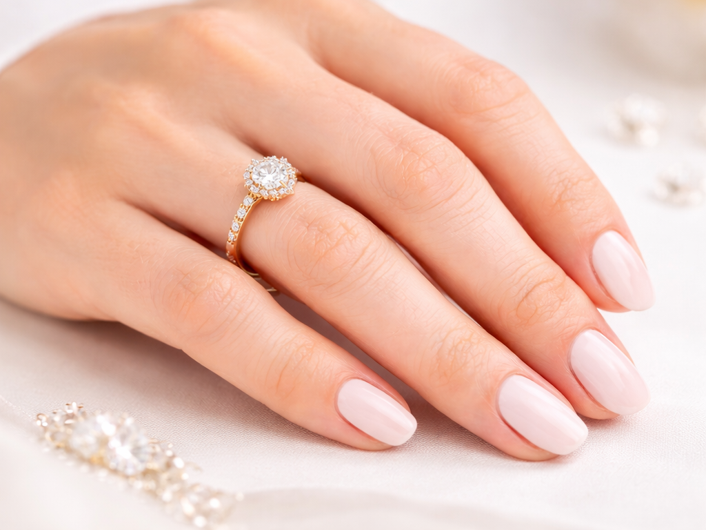 0.60 Karat Halo Pırlanta Yüzük RNF1477 | Pırlanta Yüzük | Ronaff Pırlanta | Tektaş Yüzük, Pırlanta Yüzük, Kolye, Küpe