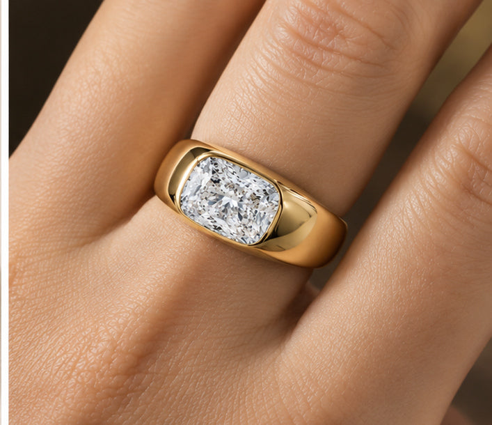 1.50 Carat Cushion Diamond Ring