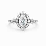 0.50 Karat GIA/HRD Sertifikalı Oval Pırlanta Vintage Yüzük RNF1450 | altın | Ronaff Pırlanta | Tektaş Yüzük, Pırlanta Yüzük, Kolye, Küpe