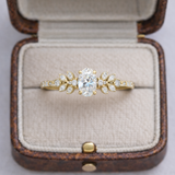 0.30 Karat GIA/HRD Sertifikalı Oval Tektaş Yaprak Motifli Pırlanta Yüzük RNF1451 | altın | Ronaff Pırlanta | Tektaş Yüzük, Pırlanta Yüzük, Kolye, Küpe