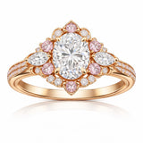 1.00 Karat GIA/HRD Sertifikalı Oval Halo Safir Taşlı Pırlanta Yüzük RNF1454 | Tektaş Pırlanta | Ronaff Pırlanta | Tektaş Yüzük, Pırlanta Yüzük, Kolye, Küpe