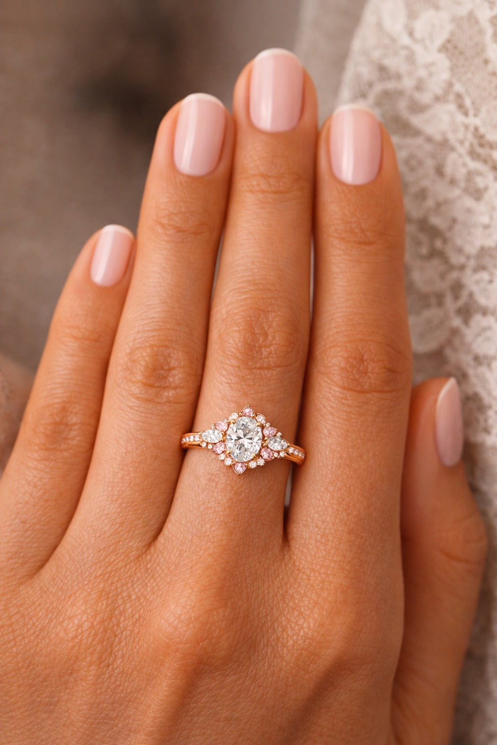 1.00 Karat GIA/HRD Sertifikalı Oval Halo Safir Taşlı Pırlanta Yüzük RNF1454 | Tektaş Pırlanta | Ronaff Pırlanta | Tektaş Yüzük, Pırlanta Yüzük, Kolye, Küpe