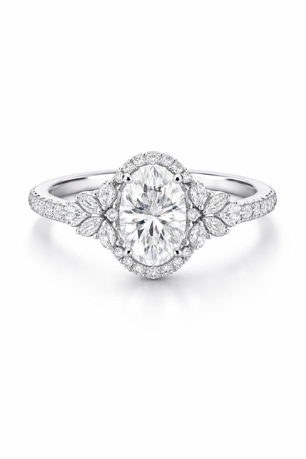 0.70 Karat GIA/HRD Sertifikalı Oval Markiz Taşlı Halo Pırlanta Yüzük RNF1456 | Tektaş Pırlanta | Ronaff Pırlanta | Tektaş Yüzük, Pırlanta Yüzük, Kolye, Küpe