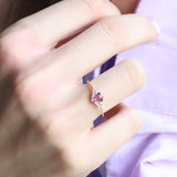 1.00 Karat Oval Pembe Safir Pırlanta Yüzük - RNF0444 | Renkli Taşlı Yüzükler | Ronaff Pırlanta | Tektaş Yüzük, Pırlanta Yüzük, Kolye, Küpe