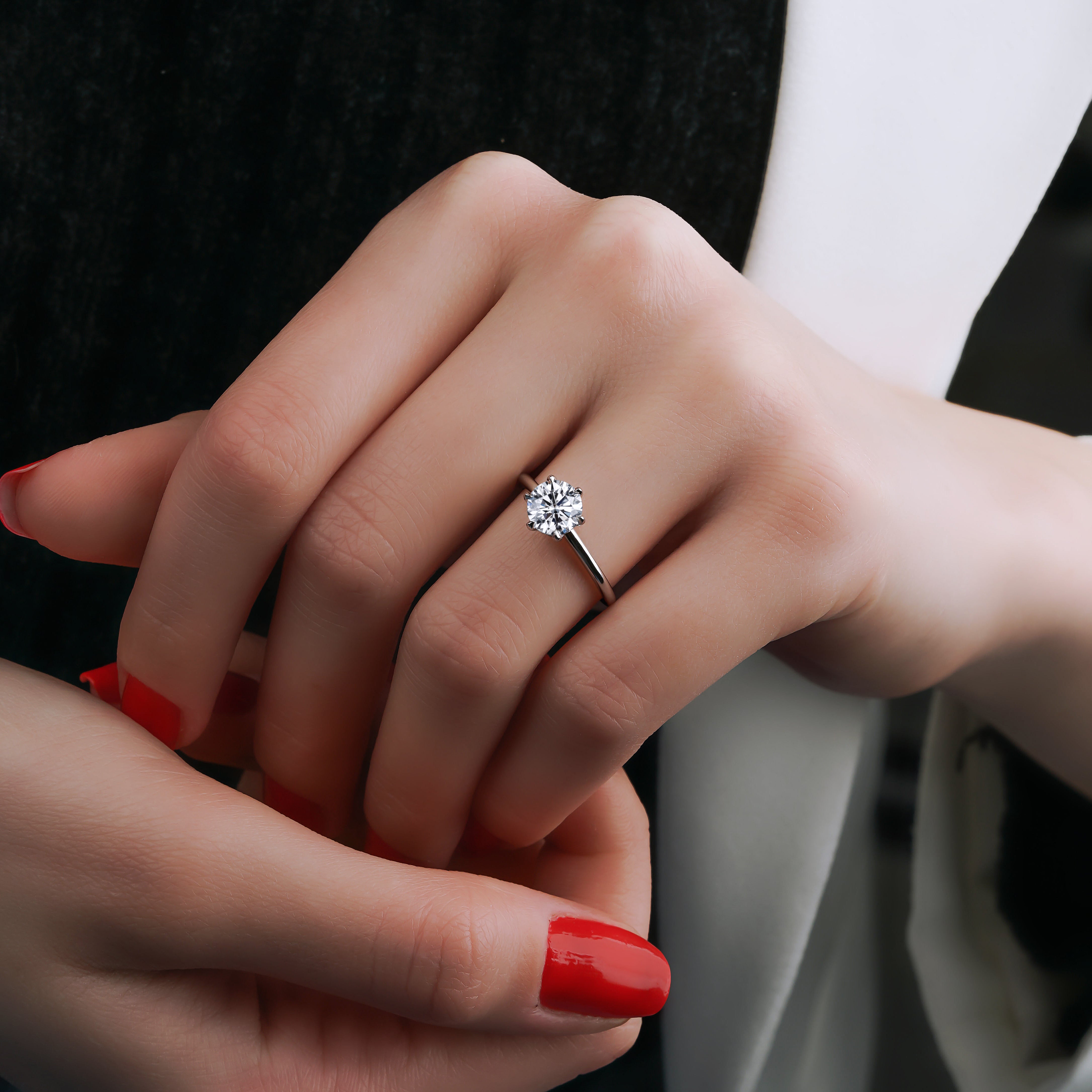 0.70 Karat Yuvarlak Kesim GIA/HRD Sertifikalı Tektaş Pırlanta Yüzük - RNF0722 | Tektaş Yüzükler | Ronaff Pırlanta | Tektaş Yüzük, Pırlanta Yüzük, Kolye, Küpe