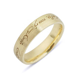 14 Ayar Sarı Altın Yüzüklerin Efendisi Alyans (The One Ring ) - RNF0703 | Tasarım Alyans | Ronaff Pırlanta | Tektaş Yüzük, Pırlanta Yüzük, Kolye, Küpe