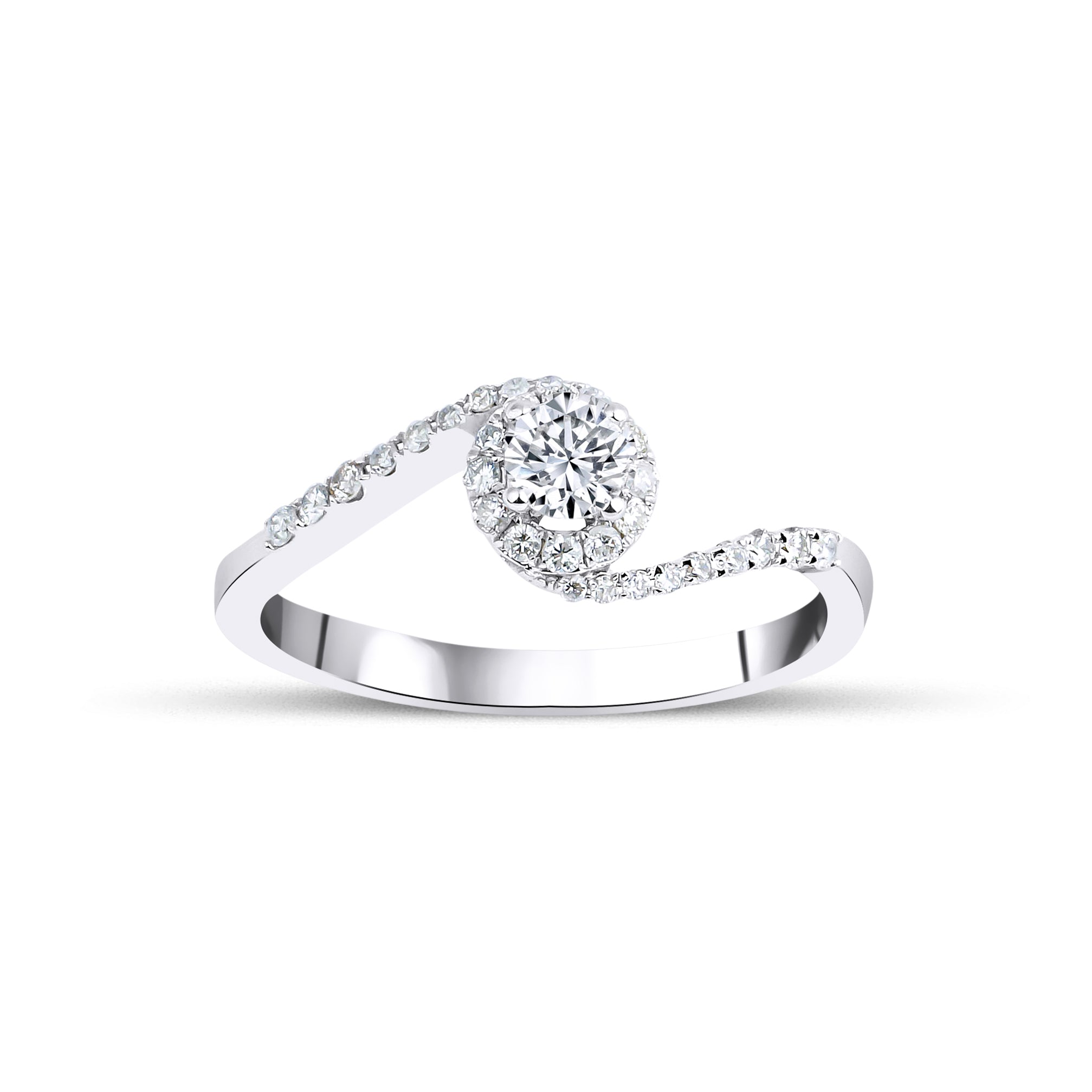 0.25 Karat Merkez Yuvarlak & 0.11 Karat Kenar Tektaş Pırlanta Yüzük - RNF0830 | Pırlanta Yüzük | Ronaff Pırlanta | Tektaş Yüzük, Pırlanta Yüzük, Kolye, Küpe