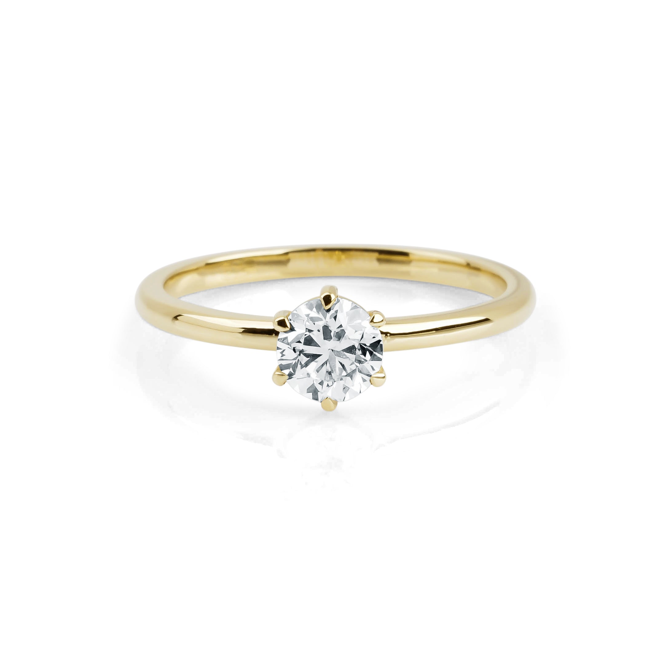 0.50 Karat Yuvarlak Kesim HRD Sertifikalı Tektaş Pırlanta Yüzük - RNF0462 | Pırlanta Yüzük | Ronaff Pırlanta | Tektaş Yüzük, Pırlanta Yüzük, Kolye, Küpe