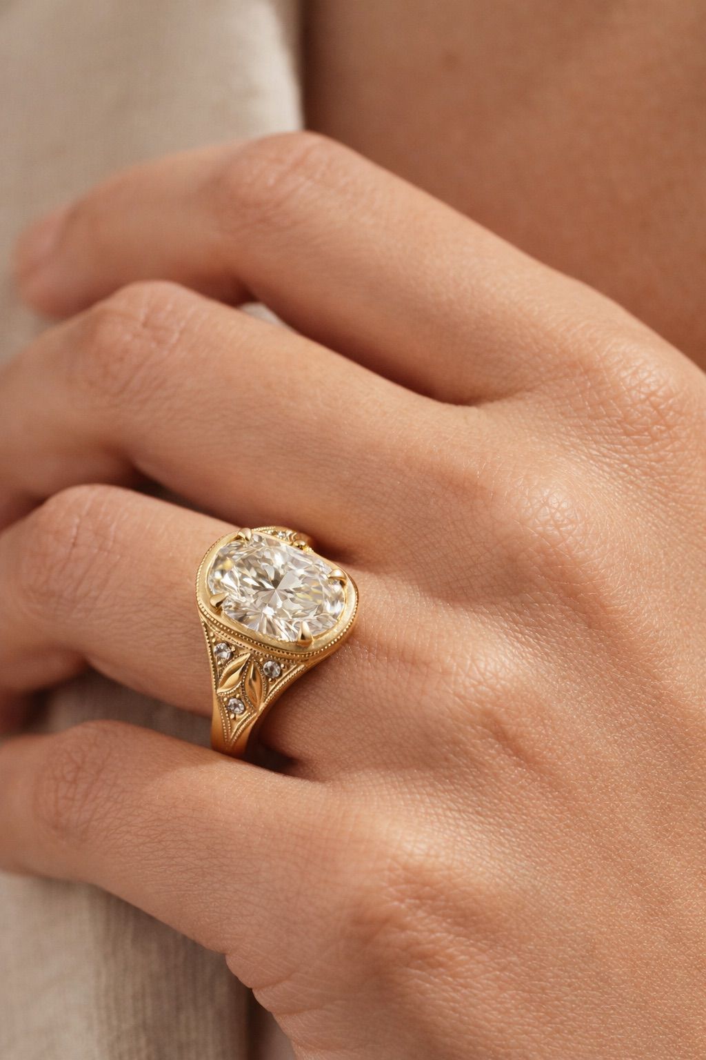 3.00 Karat Oval Kesim Pırlanta Yüzük RNF1467 | Pırlanta Yüzük | Ronaff Pırlanta | Tektaş Yüzük, Pırlanta Yüzük, Kolye, Küpe