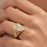 3.00 Karat Oval Kesim Pırlanta Yüzük RNF1467 | Pırlanta Yüzük | Ronaff Pırlanta | Tektaş Yüzük, Pırlanta Yüzük, Kolye, Küpe