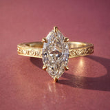 1.50 Karat Markiz Kesim Vintage Pırlanta Yüzük RNF1470 | Pırlanta Yüzük | Ronaff Pırlanta | Tektaş Yüzük, Pırlanta Yüzük, Kolye, Küpe