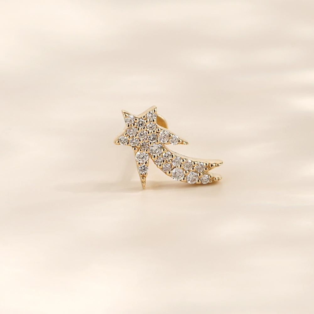 Pırlantalı Piercing - RNF1307 | piercing | Ronaff Pırlanta | Tektaş Yüzük, Pırlanta Yüzük, Kolye, Küpe