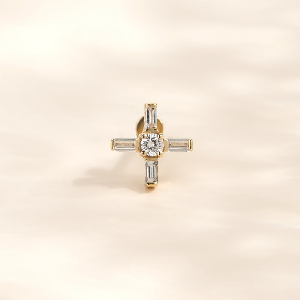 Pırlantalı Piercing - RNF1309 | piercing | Ronaff Pırlanta | Tektaş Yüzük, Pırlanta Yüzük, Kolye, Küpe