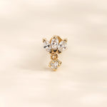 Pırlantalı Piercing - RNF1310 | piercing | Ronaff Pırlanta | Tektaş Yüzük, Pırlanta Yüzük, Kolye, Küpe