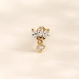 Pırlantalı Piercing - RNF1310 | piercing | Ronaff Pırlanta | Tektaş Yüzük, Pırlanta Yüzük, Kolye, Küpe