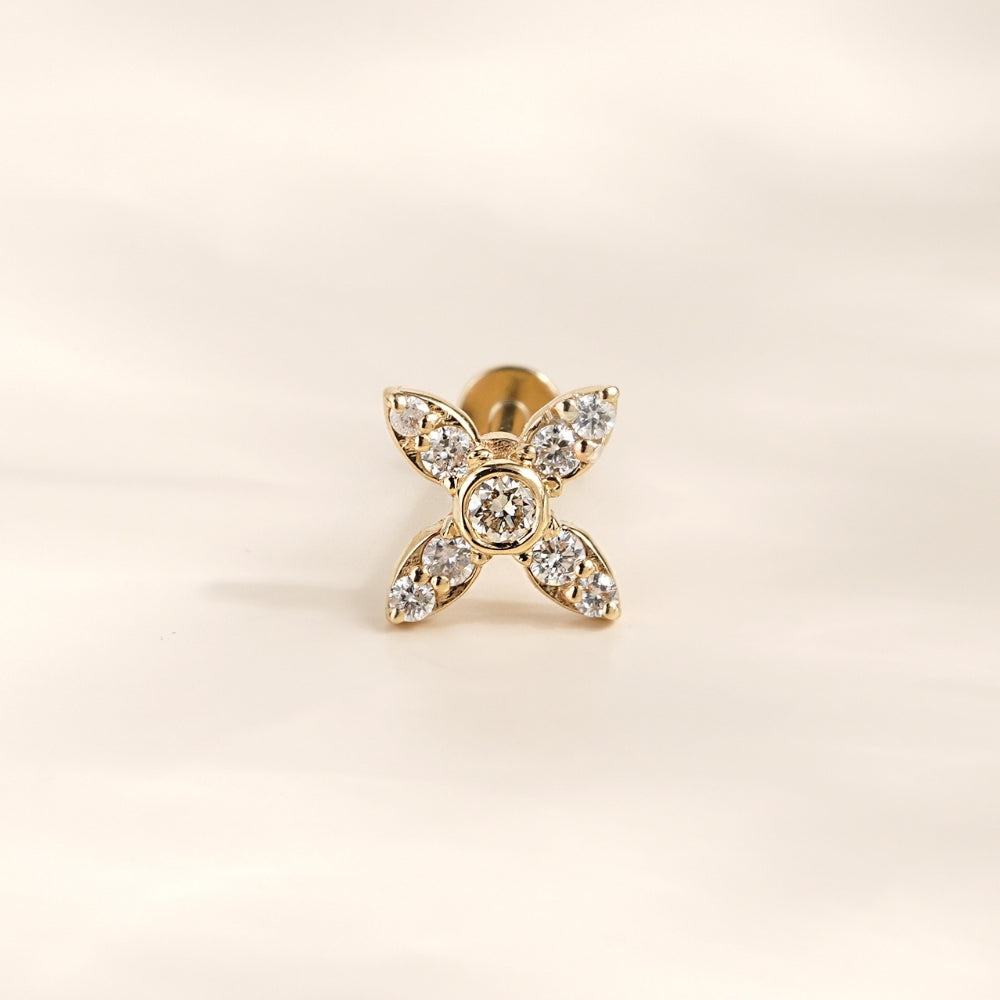 Pırlantalı Piercing - RNF1312 | piercing | Ronaff Pırlanta | Tektaş Yüzük, Pırlanta Yüzük, Kolye, Küpe