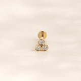 Pırlantalı Piercing - RNF1315 | piercing | Ronaff Pırlanta | Tektaş Yüzük, Pırlanta Yüzük, Kolye, Küpe