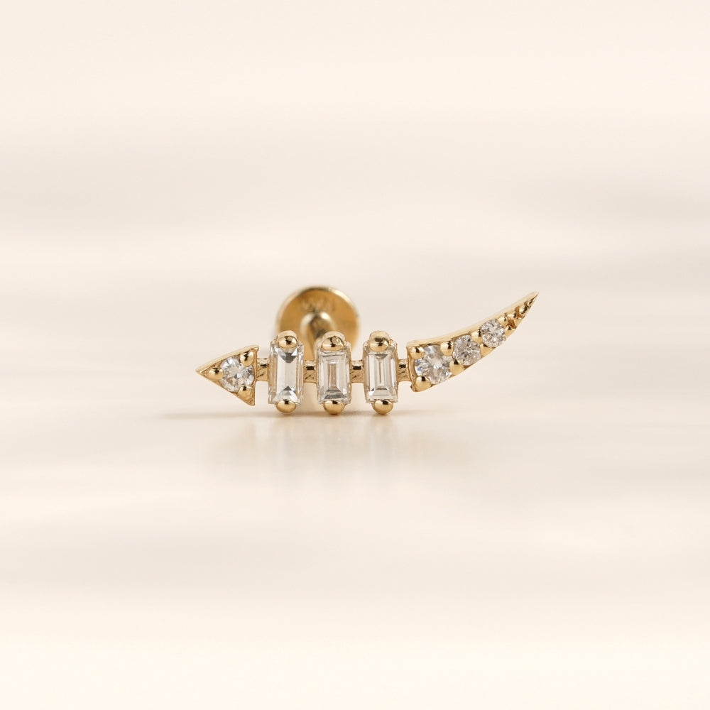 Pırlantalı Piercing - RNF1316 | piercing | Ronaff Pırlanta | Tektaş Yüzük, Pırlanta Yüzük, Kolye, Küpe