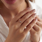 0.50 Karat Yuvarlak Kesim Tria Üçtaş Pırlanta Yüzük - RNF0046 | Tria Yüzükler | Ronaff Pırlanta | Tektaş Yüzük, Pırlanta Yüzük, Kolye, Küpe