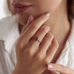 1.12 Karat Orange Safir Pırlantalı Yüzük - RNF0238 | Renkli Pırlantalı Yüzükler | Ronaff Pırlanta | Tektaş Yüzük, Pırlanta Yüzük, Kolye, Küpe