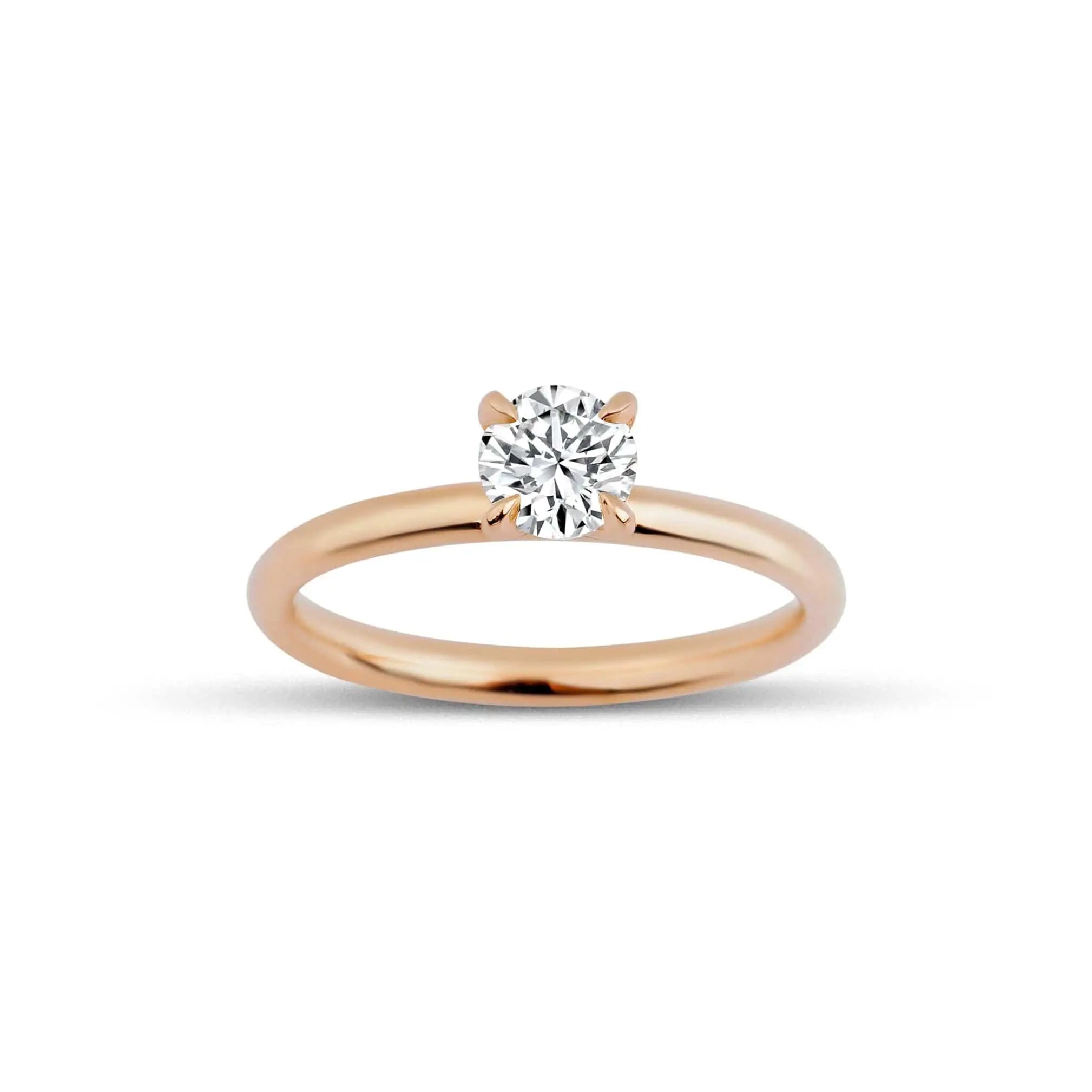 0.30 Carat Round Solitaire Diamond Ring