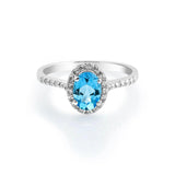 1.20 Karat Mavi Topaz & 0.30 Karat Pırlantalı Anturaj Yüzük - RNF0134 | Renkli Taşlı Yüzükler | Ronaff Pırlanta | Tektaş Yüzük, Pırlanta Yüzük, Kolye, Küpe