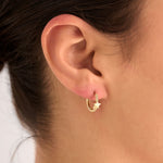 14 Ayar Yıldız Motifli Tasarım Altın Küpe RG006 | altın | Ronaff Pırlanta | Tektaş Yüzük, Pırlanta Yüzük, Kolye, Küpe