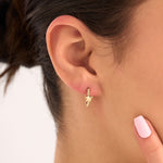 14 Ayar Yıldız Motifli Tasarım Altın Küpe RG006 | altın | Ronaff Pırlanta | Tektaş Yüzük, Pırlanta Yüzük, Kolye, Küpe