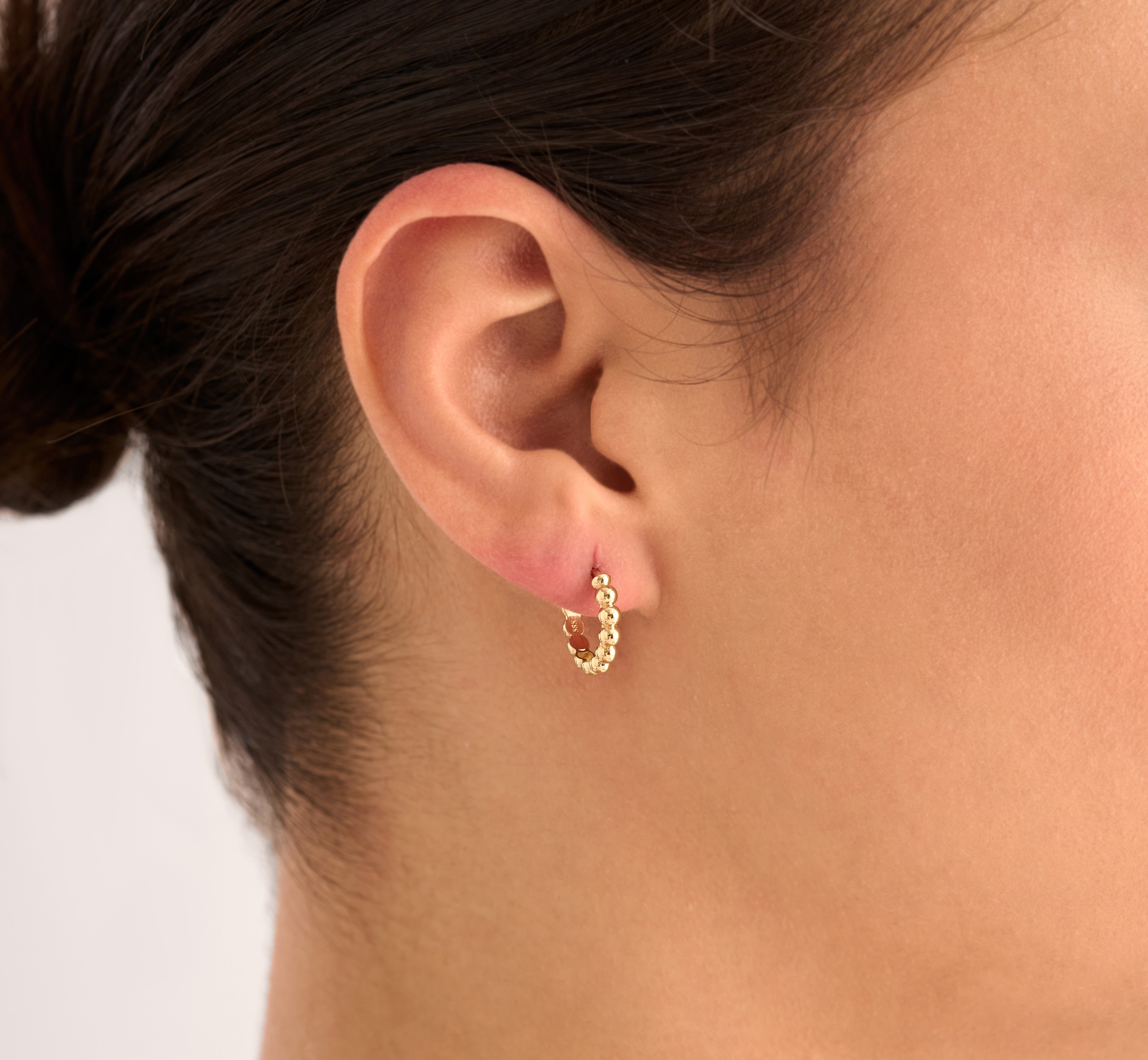 14 Ayar Özel Tasarım Top-Top Altın Küpe RG008 | altın | Ronaff Pırlanta | Tektaş Yüzük, Pırlanta Yüzük, Kolye, Küpe