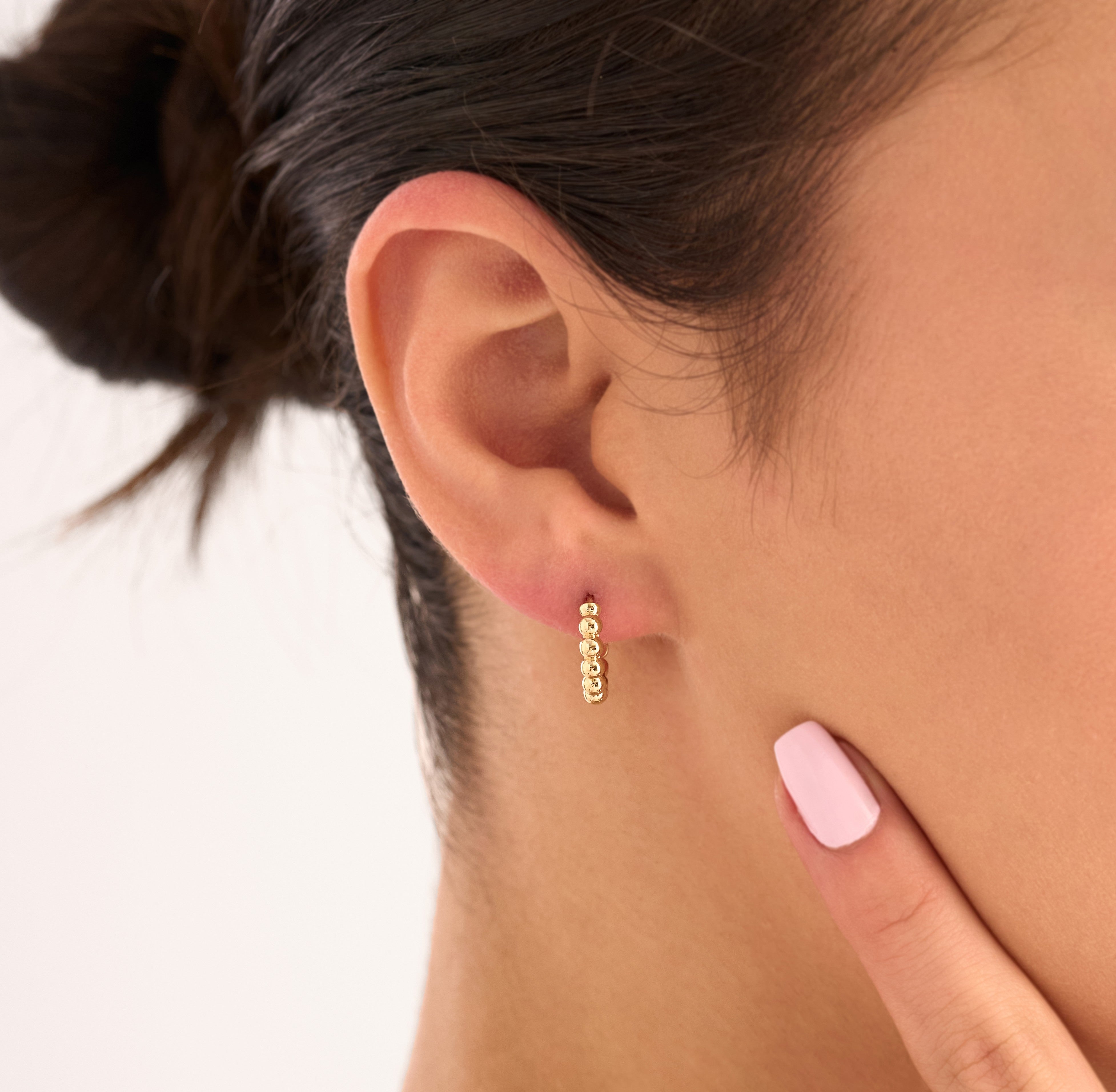 14 Ayar Özel Tasarım Top-Top Altın Küpe RG008 | altın | Ronaff Pırlanta | Tektaş Yüzük, Pırlanta Yüzük, Kolye, Küpe