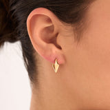 14 Ayar Özel Tasarım Prizma Molde Altın Küpe RG011 | altın | Ronaff Pırlanta | Tektaş Yüzük, Pırlanta Yüzük, Kolye, Küpe