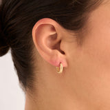 14 Ayar Özel Tasarım Şerit Motifli Altın Küpe RG012 | altın | Ronaff Pırlanta | Tektaş Yüzük, Pırlanta Yüzük, Kolye, Küpe