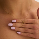 14 Ayar A Harfi Altın Kolye RG017 | altın | Ronaff Pırlanta | Tektaş Yüzük, Pırlanta Yüzük, Kolye, Küpe