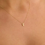 14 Ayar E harfi Tasarım Altın Kolye RG020 | altın | Ronaff Pırlanta | Tektaş Yüzük, Pırlanta Yüzük, Kolye, Küpe