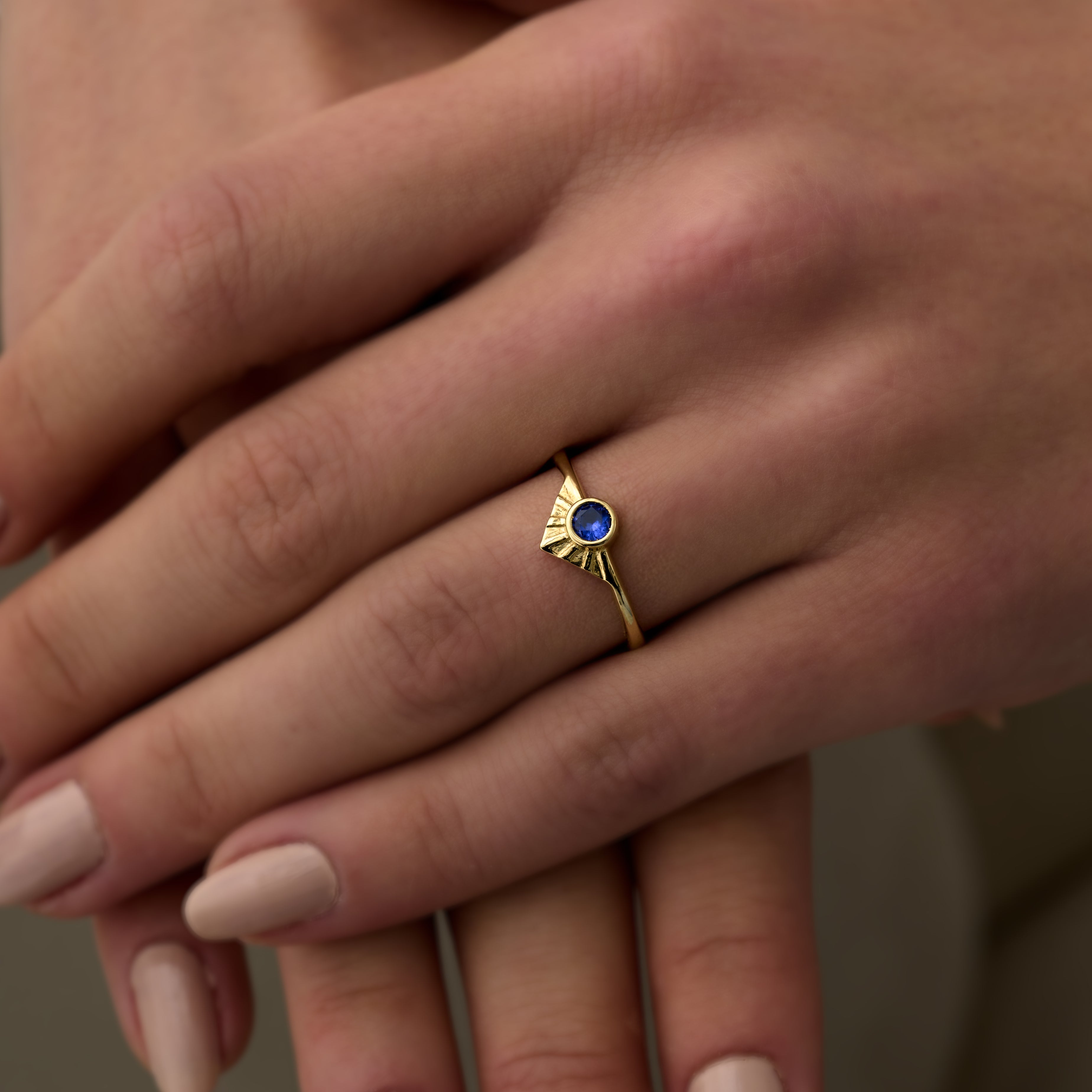 14 Ayar Özel Tasarım Safir Altın Yüzük RG022 | altın | Ronaff Pırlanta | Tektaş Yüzük, Pırlanta Yüzük, Kolye, Küpe