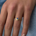 14 Ayar Özel Tasarım Safir Altın Yüzük RG022 | altın | Ronaff Pırlanta | Tektaş Yüzük, Pırlanta Yüzük, Kolye, Küpe