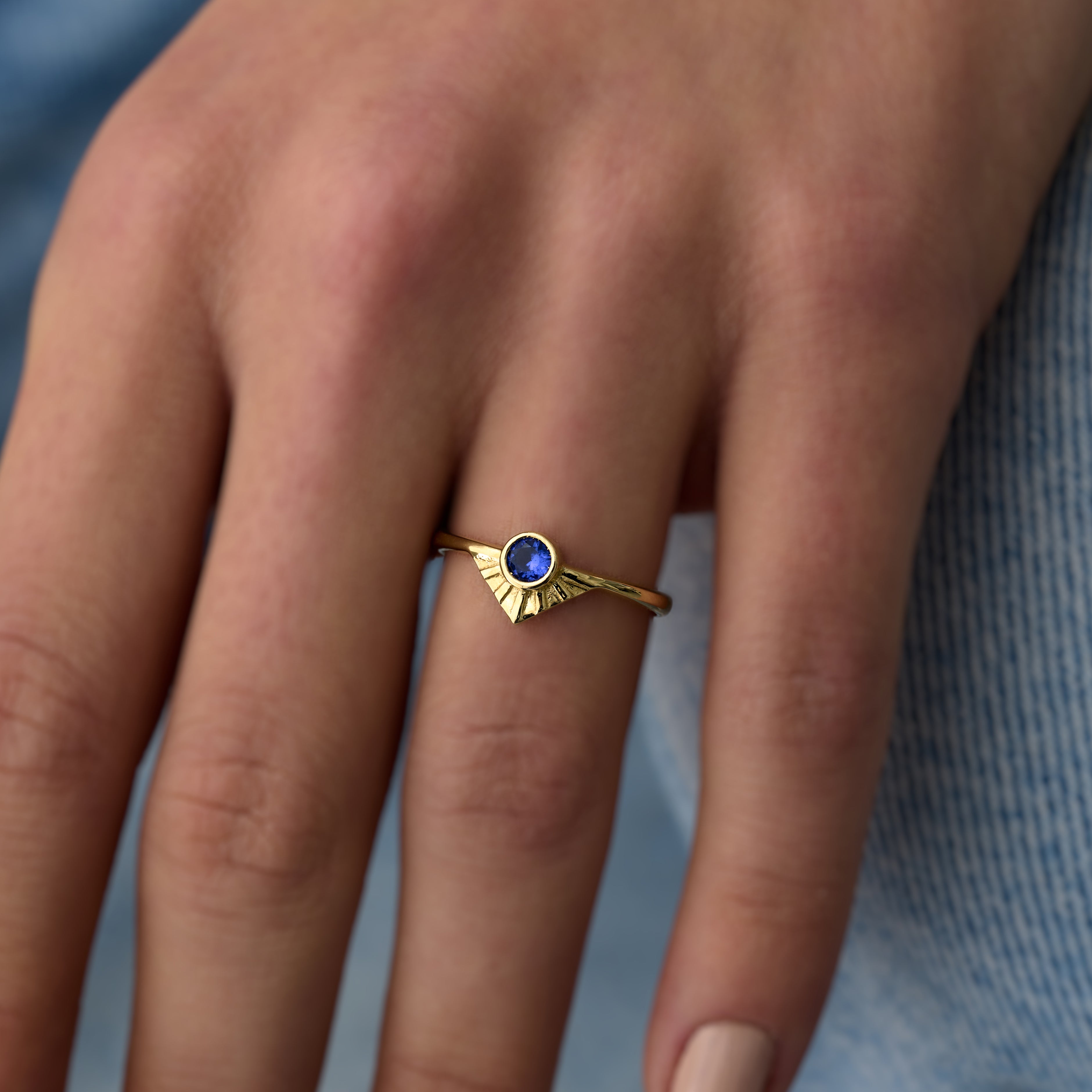 14 Ayar Özel Tasarım Safir Altın Yüzük RG022 | altın | Ronaff Pırlanta | Tektaş Yüzük, Pırlanta Yüzük, Kolye, Küpe