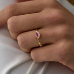 14 Ayar Ametist Taşlı Vintage Altın Yüzük RG024 | altın | Ronaff Pırlanta | Tektaş Yüzük, Pırlanta Yüzük, Kolye, Küpe