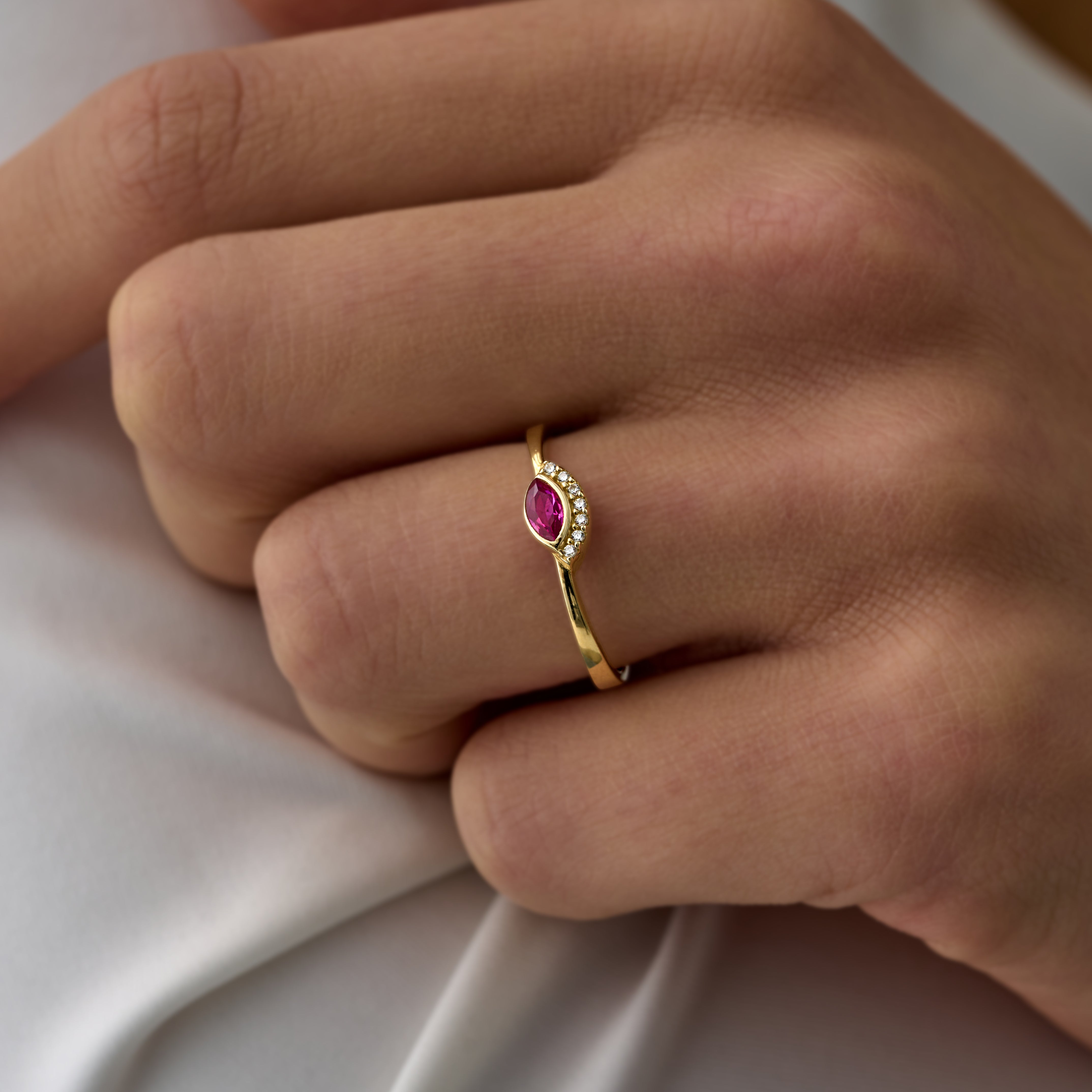 14 Ayar Ametist Taşlı Vintage Altın Yüzük RG024 | altın | Ronaff Pırlanta | Tektaş Yüzük, Pırlanta Yüzük, Kolye, Küpe