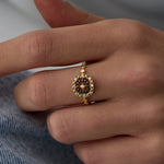 14 Ayar Black & White Diamond 14K Altın Çiçek Tasarımı Altın Yüzük RG026 | altın | Ronaff Pırlanta | Tektaş Yüzük, Pırlanta Yüzük, Kolye, Küpe