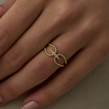 14 Ayar Minimal Çift Burgulu Vintage Altın Yüzük RG029 | altın | Ronaff Pırlanta | Tektaş Yüzük, Pırlanta Yüzük, Kolye, Küpe