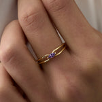 14 Ayar Altın Turmalin Çift Halkalı Pırlanta Yüzük RG096 | altın | Ronaff Pırlanta | Tektaş Yüzük, Pırlanta Yüzük, Kolye, Küpe