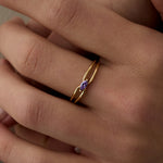 14 Ayar Altın Turmalin Çift Halkalı Pırlanta Yüzük RG096 | altın | Ronaff Pırlanta | Tektaş Yüzük, Pırlanta Yüzük, Kolye, Küpe