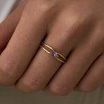 14 Ayar Altın Turmalin Çift Halkalı Pırlanta Yüzük RG096 | altın | Ronaff Pırlanta | Tektaş Yüzük, Pırlanta Yüzük, Kolye, Küpe