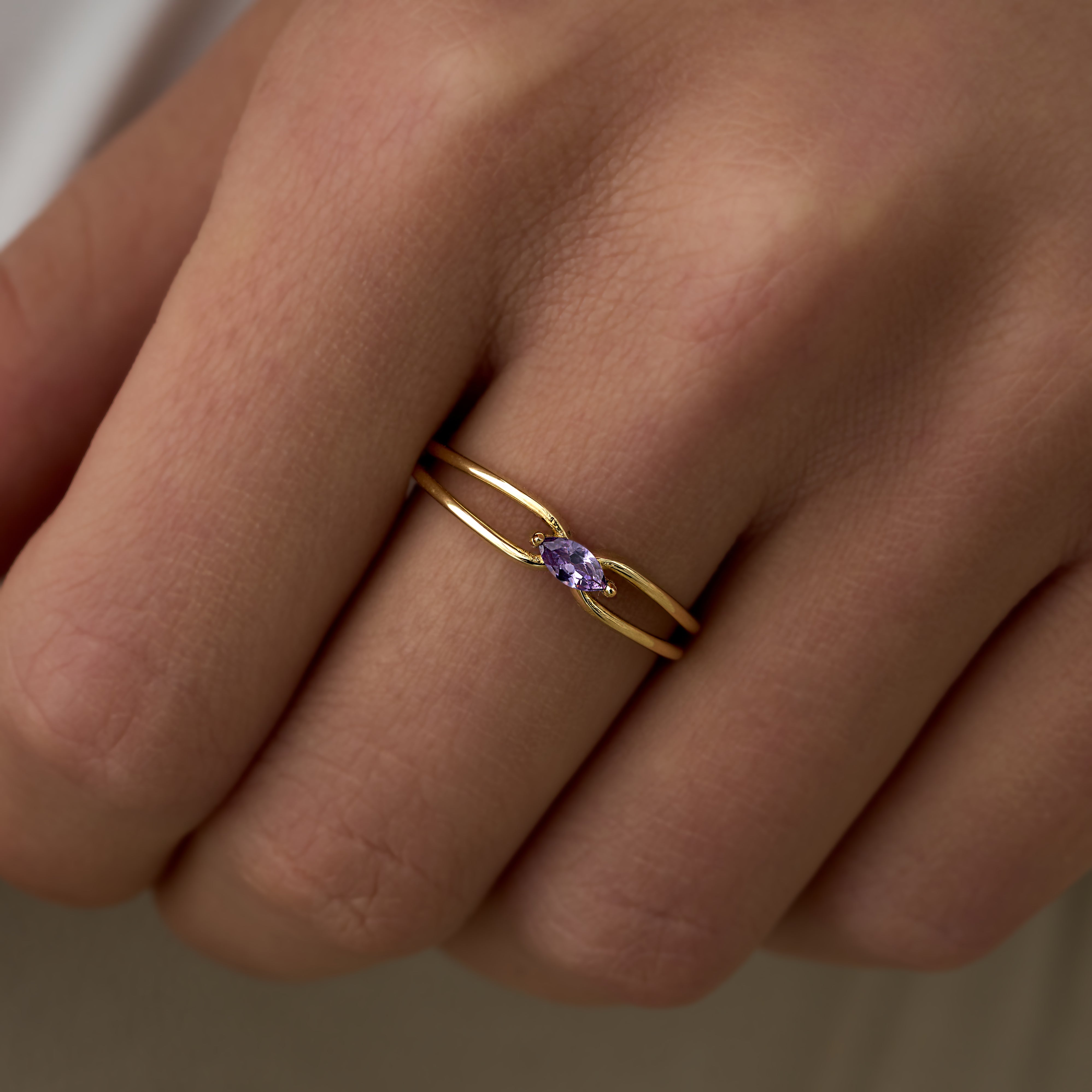 14 Ayar Altın Turmalin Çift Halkalı Pırlanta Yüzük RG096 | altın | Ronaff Pırlanta | Tektaş Yüzük, Pırlanta Yüzük, Kolye, Küpe