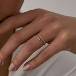 14 Ayar Altın Açık Form İnce Pırlanta Yüzük RG097 | altın | Ronaff Pırlanta | Tektaş Yüzük, Pırlanta Yüzük, Kolye, Küpe