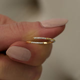 14 Ayar Altın Açık Form İnce Pırlanta Yüzük RG097 | Pırlanta Yüzük | Ronaff Pırlanta | Tektaş Yüzük, Pırlanta Yüzük, Kolye, Küpe