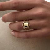 14 Ayar Altın Beş Pırlanta Detaylı Modern Tasarım Yüzük RG033 | altın | Ronaff Pırlanta | Tektaş Yüzük, Pırlanta Yüzük, Kolye, Küpe