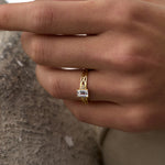 14 Ayar Altın Baget Kesim Taşlı Pırlanta Yüzük RG034 | altın | Ronaff Pırlanta | Tektaş Yüzük, Pırlanta Yüzük, Kolye, Küpe